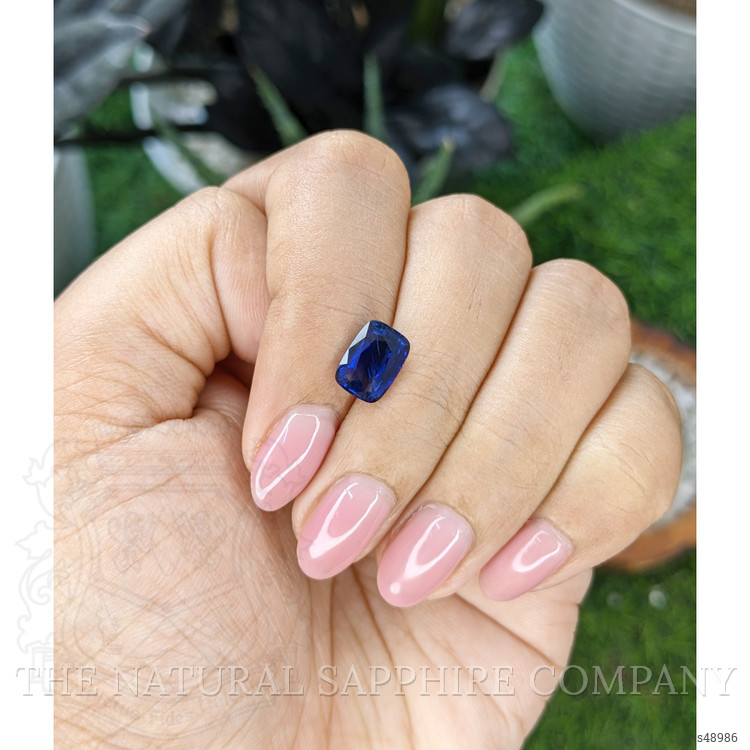 2.02 Ct. Blue Sapphire from Ceylon (Sri Lanka)