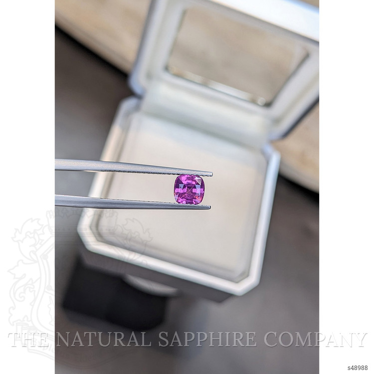 1.08 Ct. Purplish Pink Sapphire from Ceylon (Sri Lanka)