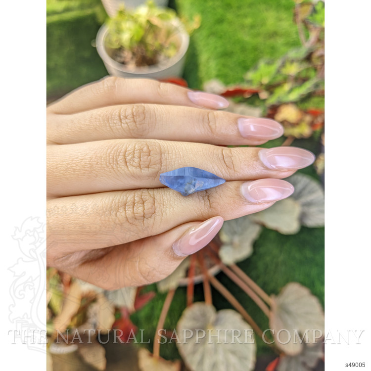 9.36 Ct. Blue Sapphire from Ceylon (Sri Lanka)