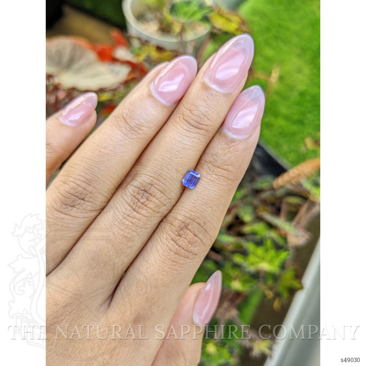 0.54 Ct. Bluish Purple Sapphire from Ceylon (Sri Lanka)