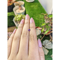 0.55 Ct. Pinkish Purple Sapphire from Ceylon (Sri Lanka) Life Style