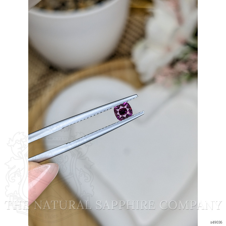 0.52 Ct. Pinkish Purple Sapphire from Ceylon (Sri Lanka)