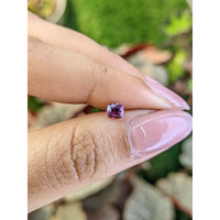0.52 Ct. Pinkish Purple Sapphire from Ceylon (Sri Lanka) Life Style