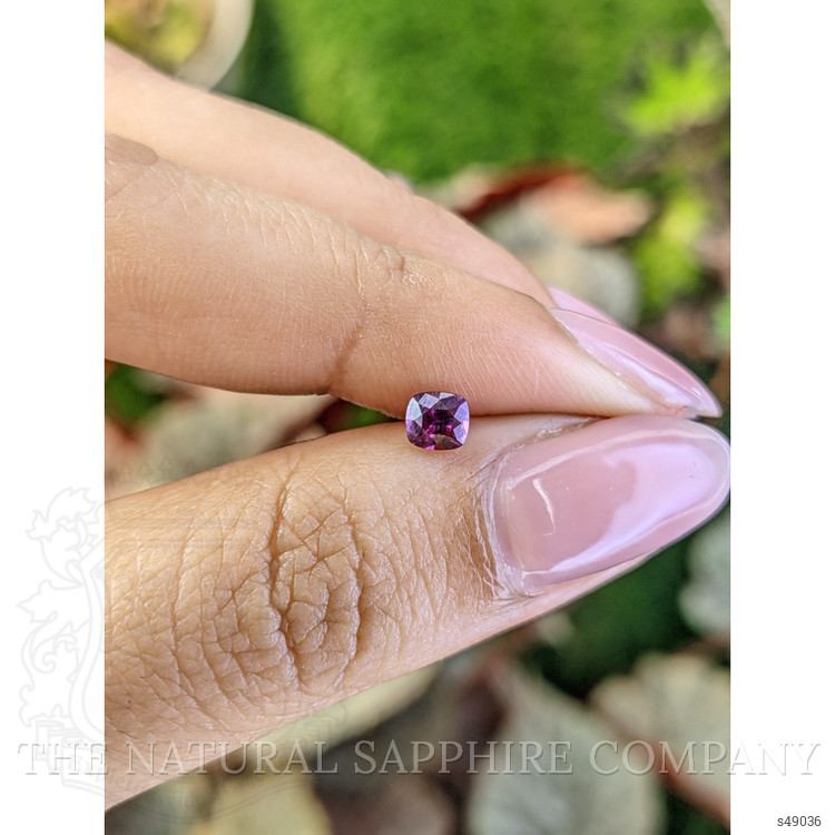 0.52 Ct. Pinkish Purple Sapphire from Ceylon (Sri Lanka)