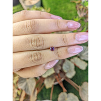 0.52 Ct. Pinkish Purple Sapphire from Ceylon (Sri Lanka) Life Style