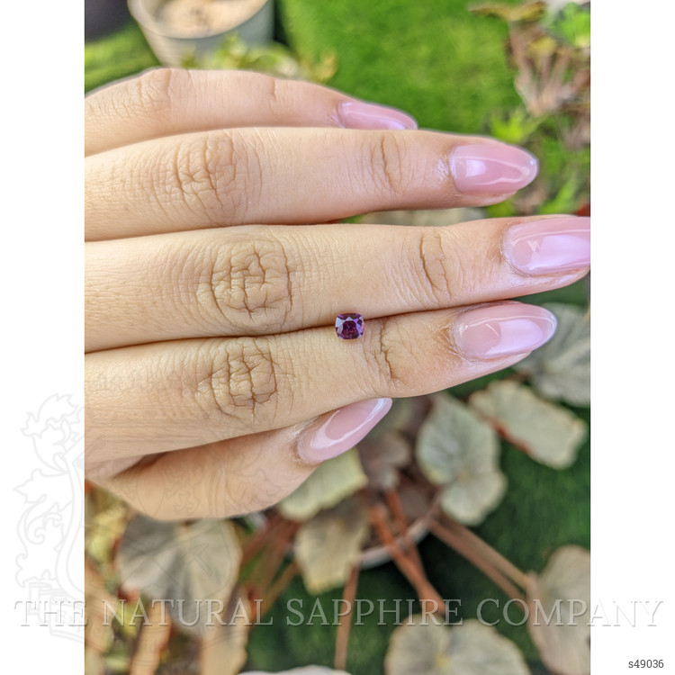 0.52 Ct. Pinkish Purple Sapphire from Ceylon (Sri Lanka)