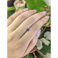 0.52 Ct. Pinkish Purple Sapphire from Ceylon (Sri Lanka) Life Style