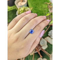 1.99 Ct. Blue Sapphire from Ceylon (Sri Lanka) Life Style