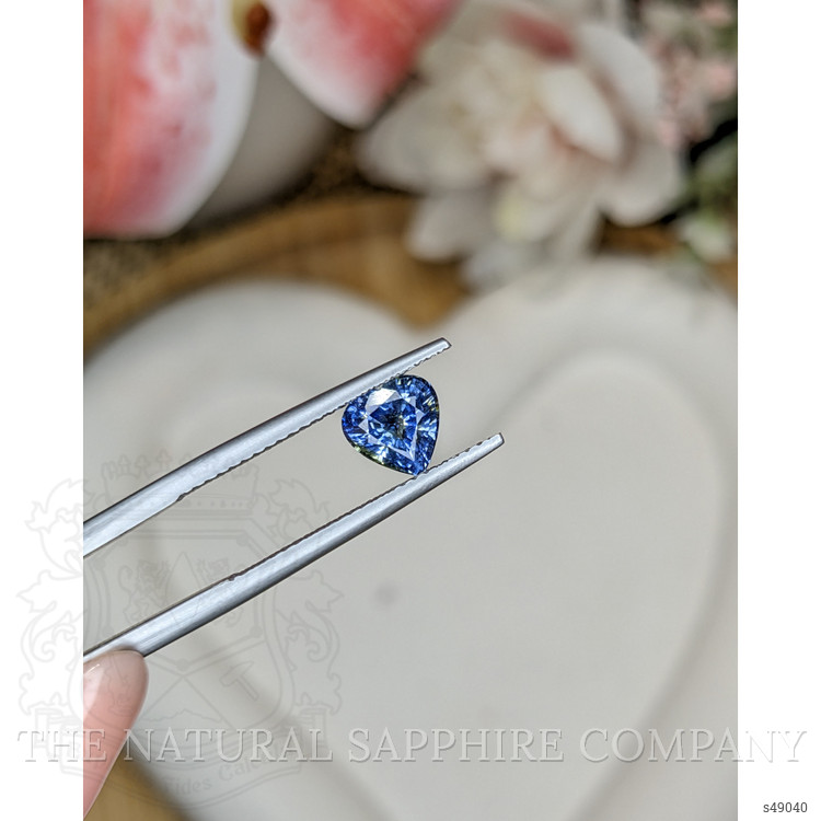 1.30 Ct. Bi Color / Parti Sapphire from Ceylon (Sri Lanka)