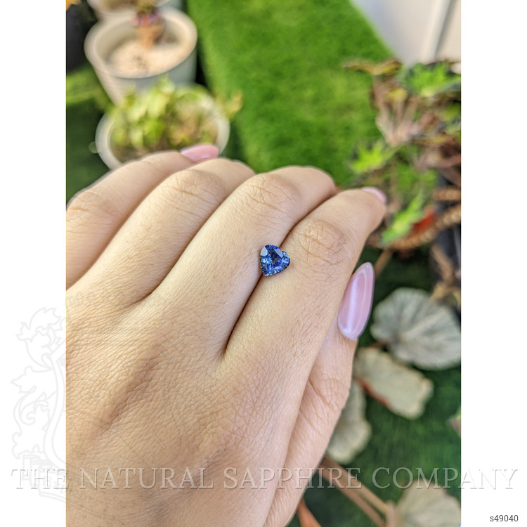 1.30 Ct. Bi Color / Parti Sapphire from Ceylon (Sri Lanka)
