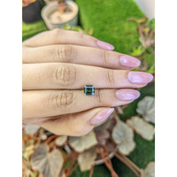 1.50 Ct. Bluish Green Sapphire from Madagascar Life Style