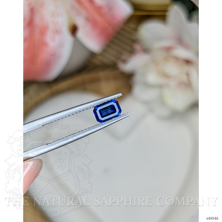 0.86 Ct. Blue Sapphire from Ceylon (Sri Lanka)