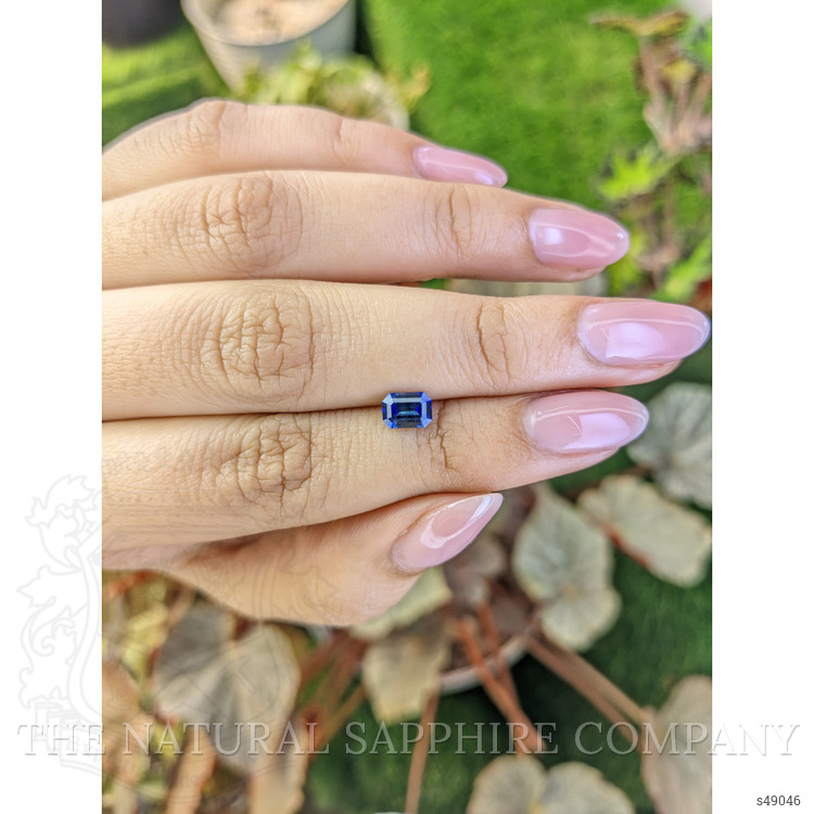 0.86 Ct. Blue Sapphire from Ceylon (Sri Lanka)