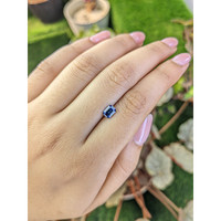 0.86 Ct. Blue Sapphire from Ceylon (Sri Lanka) Life Style