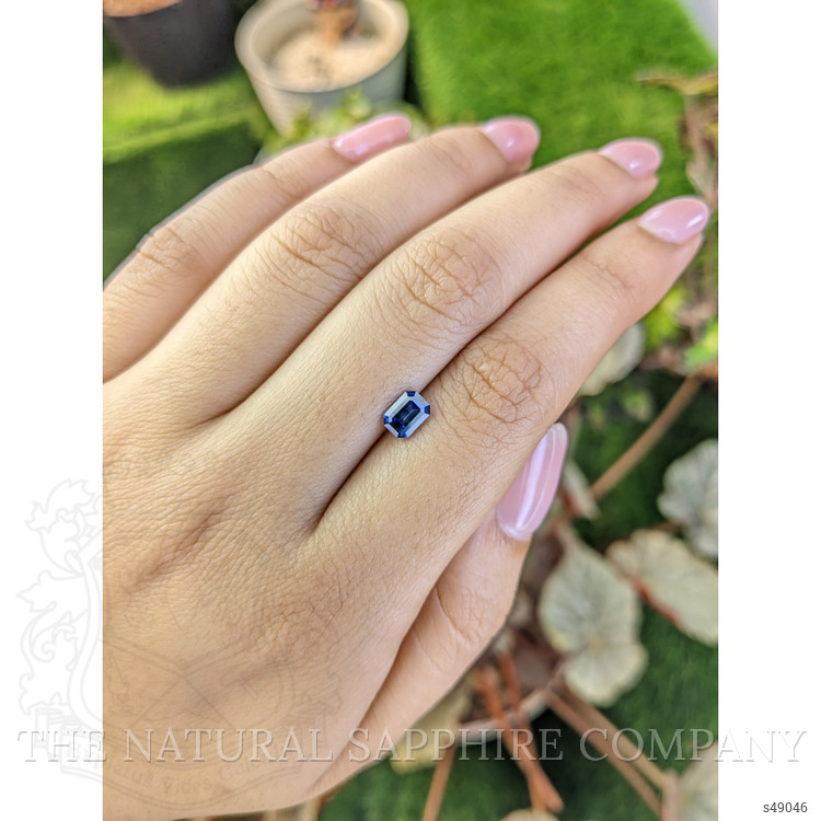 0.86 Ct. Blue Sapphire from Ceylon (Sri Lanka)