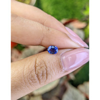 0.74 Ct. Blue Sapphire from Ceylon (Sri Lanka) Life Style