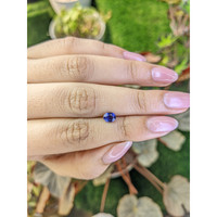 0.74 Ct. Blue Sapphire from Ceylon (Sri Lanka) Life Style
