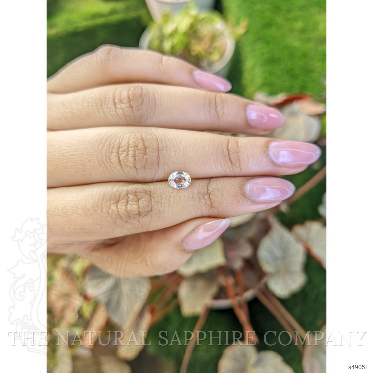 0.92 Ct. Peach Sapphire from Ceylon (Sri Lanka)