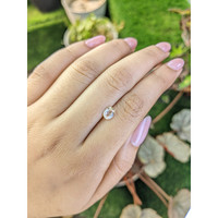 0.92 Ct. Peach Sapphire from Ceylon (Sri Lanka) Life Style