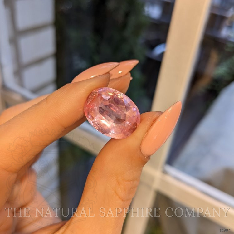 18.01 Ct. Padparadscha Sapphire from Ceylon (Sri Lanka)