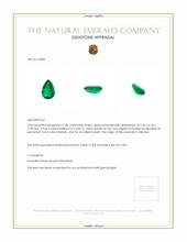 1.28 Ct. Emerald from Zambia Appraisal