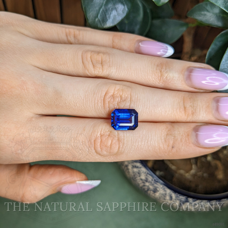 6.54 Ct. Blue Sapphire from Ceylon (Sri Lanka)