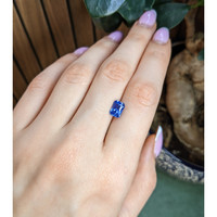 2.17 Ct. Blue Sapphire from Ceylon (Sri Lanka) Life Style