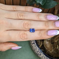 2.17 Ct. Blue Sapphire from Ceylon (Sri Lanka) Life Style