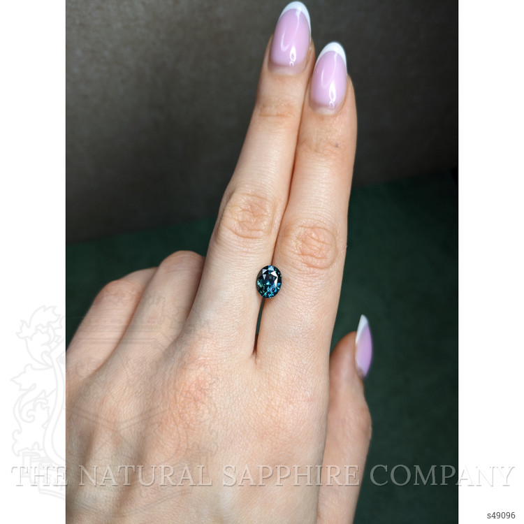 2.14 Ct. Greenish Blue Sapphire from Madagascar