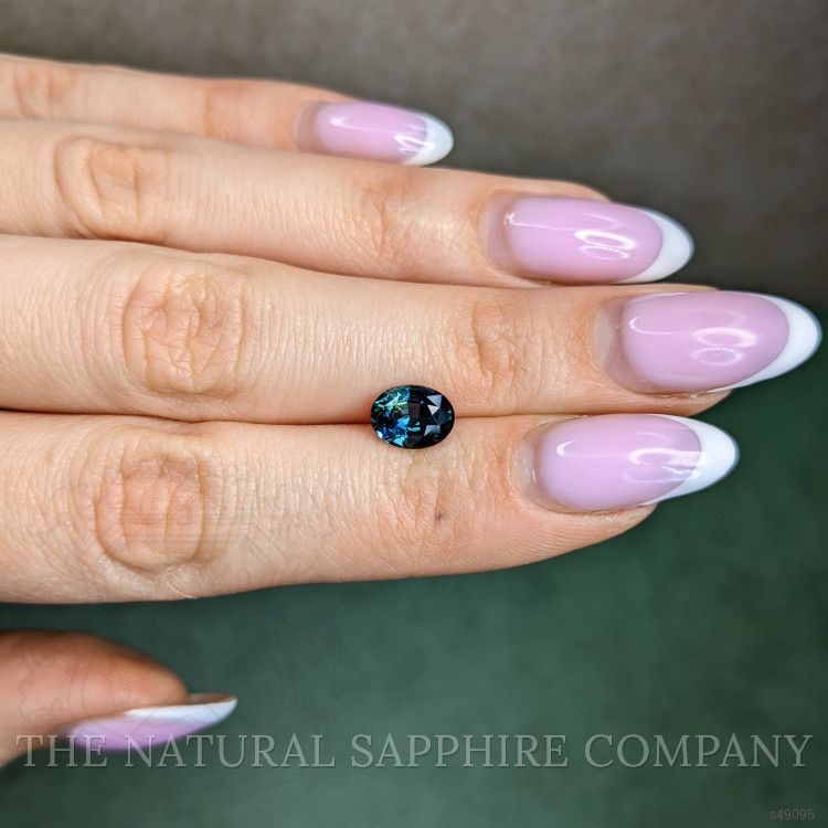2.14 Ct. Greenish Blue Sapphire from Madagascar
