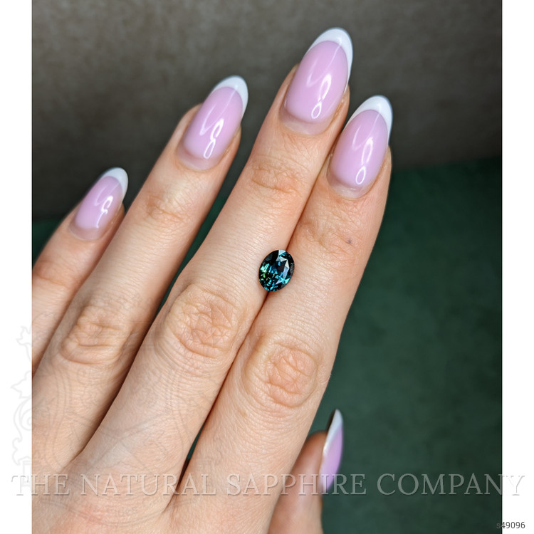2.14 Ct. Greenish Blue Sapphire from Madagascar