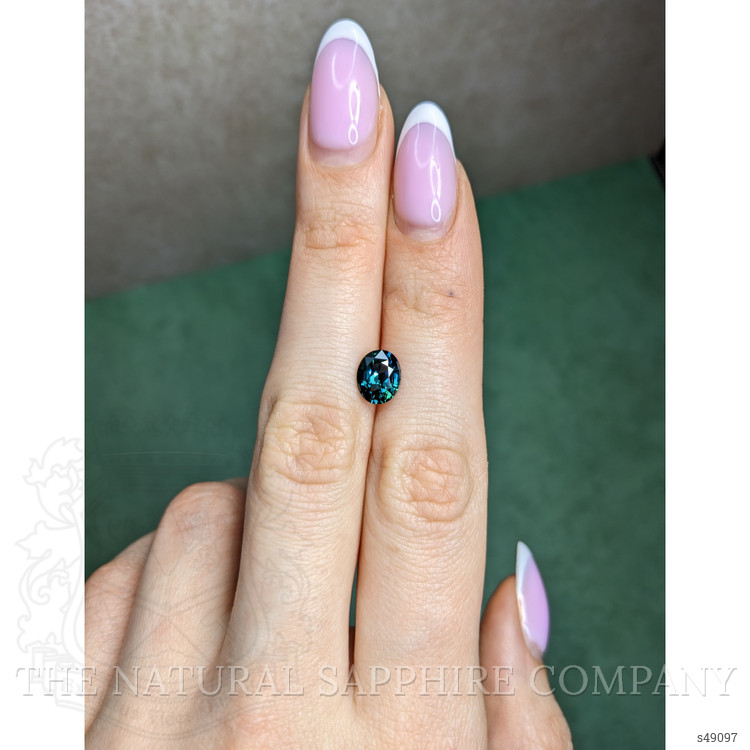 2.04 Ct. Greenish Blue Sapphire from Madagascar