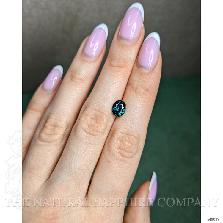 2.04 Ct. Greenish Blue Sapphire from Madagascar