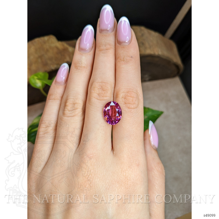 10.00 Ct. Purplish Pink Sapphire from Madagascar