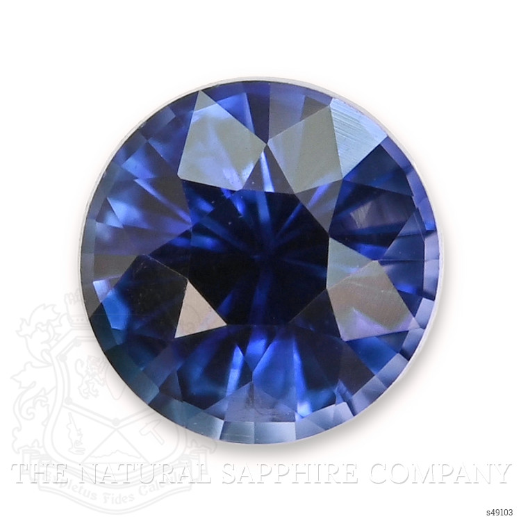 0.46 Ct. Purplish Blue Sapphire from Tanzania