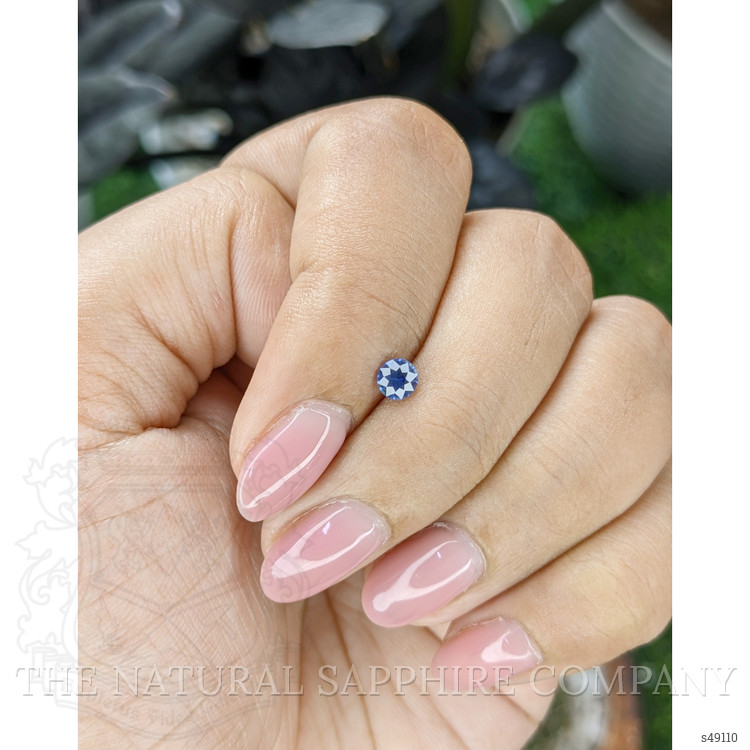 0.31 Ct. Purplish Blue Sapphire from Tanzania