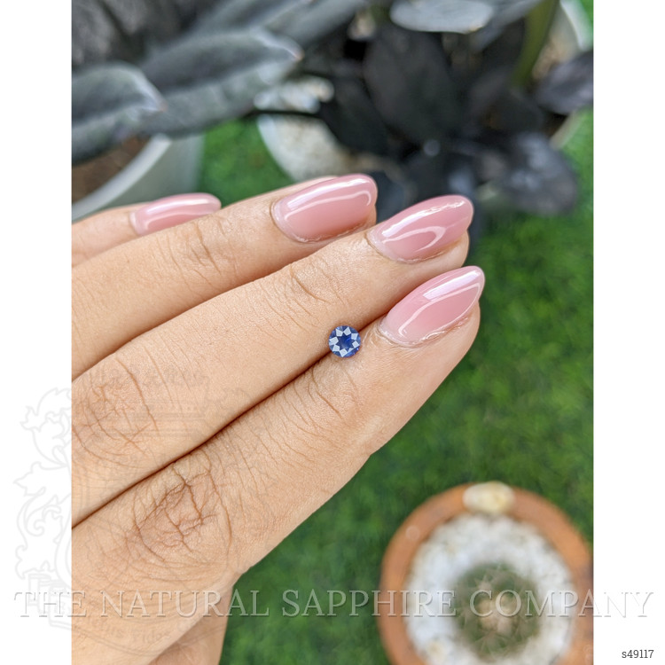 0.30 Ct. Purplish Blue Sapphire from Tanzania