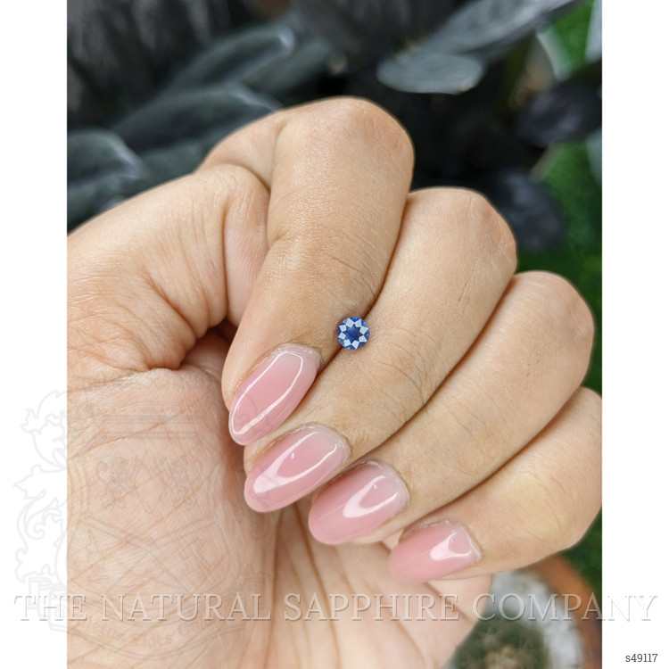 0.30 Ct. Purplish Blue Sapphire from Tanzania