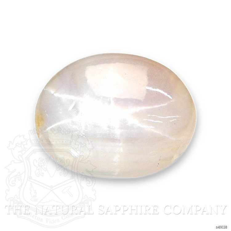 1.63 Ct. Peach Cabochon Star Sapphire from Ceylon (Sri Lanka)