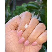 1.63 Ct. Peach Cabochon Star Sapphire from Ceylon (Sri Lanka) Life Style