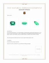 1.32 Ct. Emerald from Zambia Appraisal