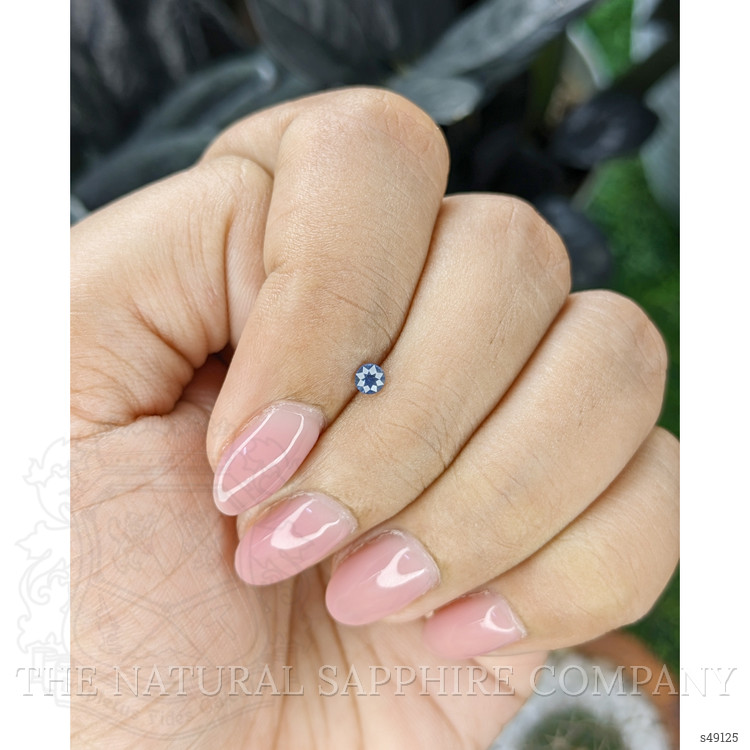 0.13 Ct. Purplish Blue Sapphire from Tanzania