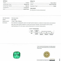 5.61 Ct. Emerald from Brazil Scan Report