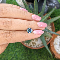 1.35 Ct. Bi Color / Parti Sapphire from Madagascar Life Style