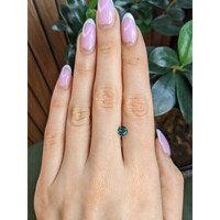 1.12 Ct. Bluish Green Sapphire from Montana Life Style