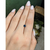 1.09 Ct. Greenish Blue Sapphire from Montana Life Style