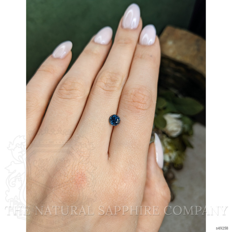 1.09 Ct. Greenish Blue Sapphire from Montana