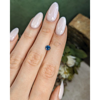 0.92 Ct. Greenish Blue Sapphire from Montana Life Style