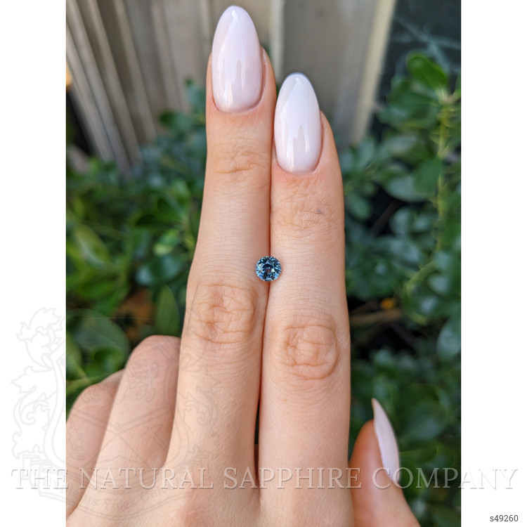 0.93 Ct. Greenish Blue Sapphire from Montana