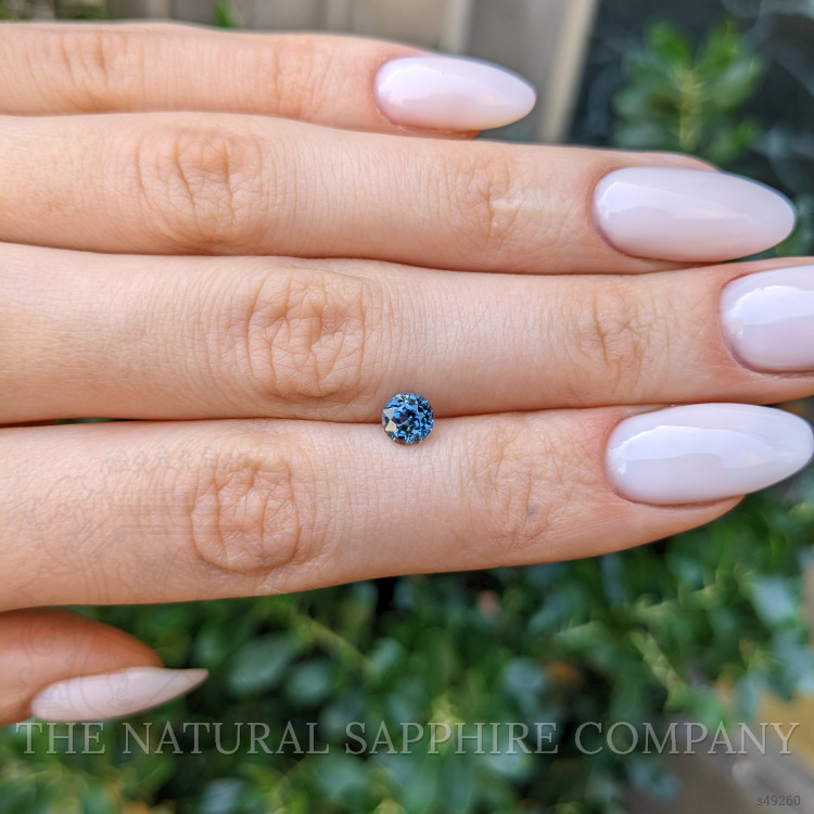 0.93 Ct. Greenish Blue Sapphire from Montana